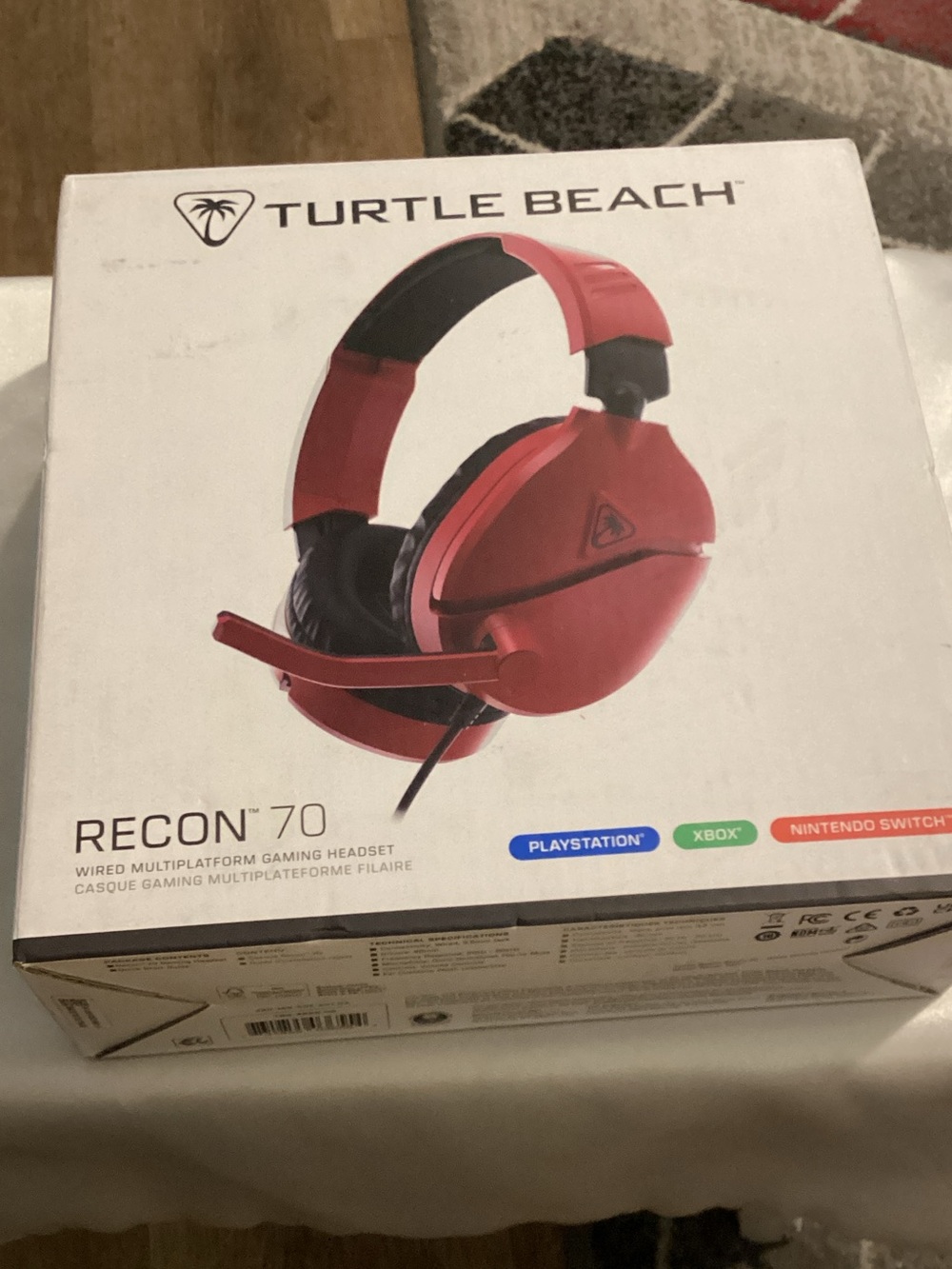 Turtle Beach Recon 70 Wired Gaming Headset - Red